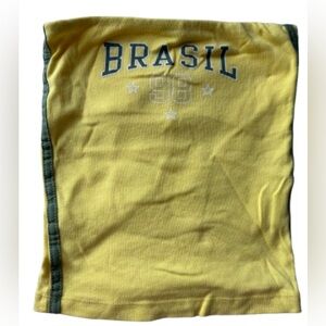 Subdued Yellow tube top size XS